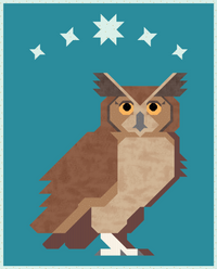 PREORDER - Night Owl Quilt Kit - Cover Version