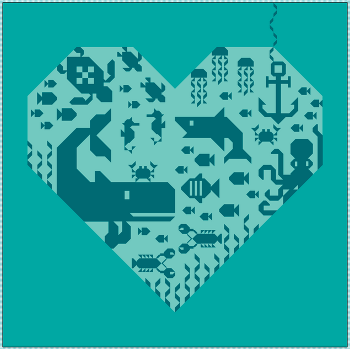 PREORDER - Heart of the Ocean Quilt Kit — Original Cover Edition by Riley Blake Designs