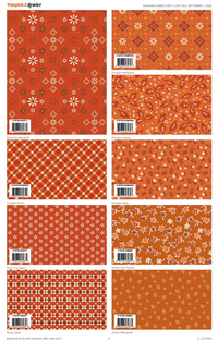 Skulls Quilt - Lori Holt's Pumpkin & Licorice Quilt Kit (PREORDER)