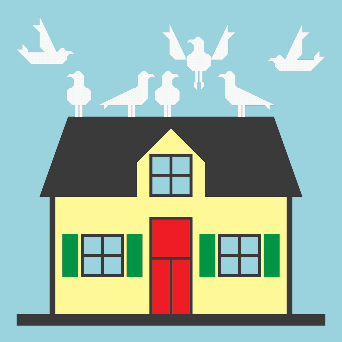 Rooftop View Quilt Pattern