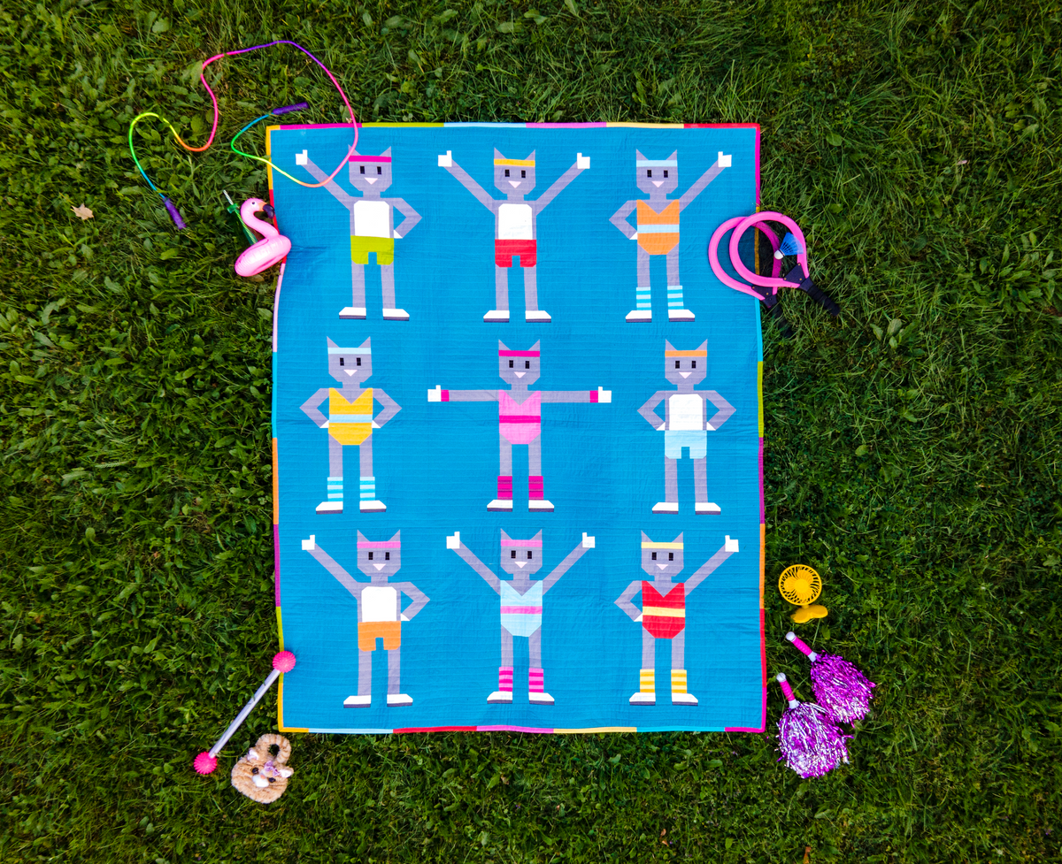 Catrobics - Cats Movin' & Groovin' Quilt Pattern
