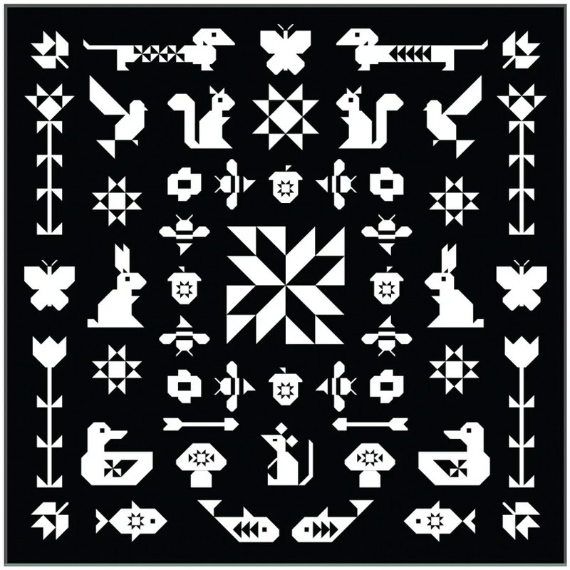 FOLK SAMPLER - The Complete Quilt Project Book