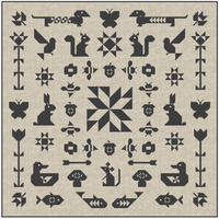 FOLK SAMPLER - The Complete Quilt Project Book