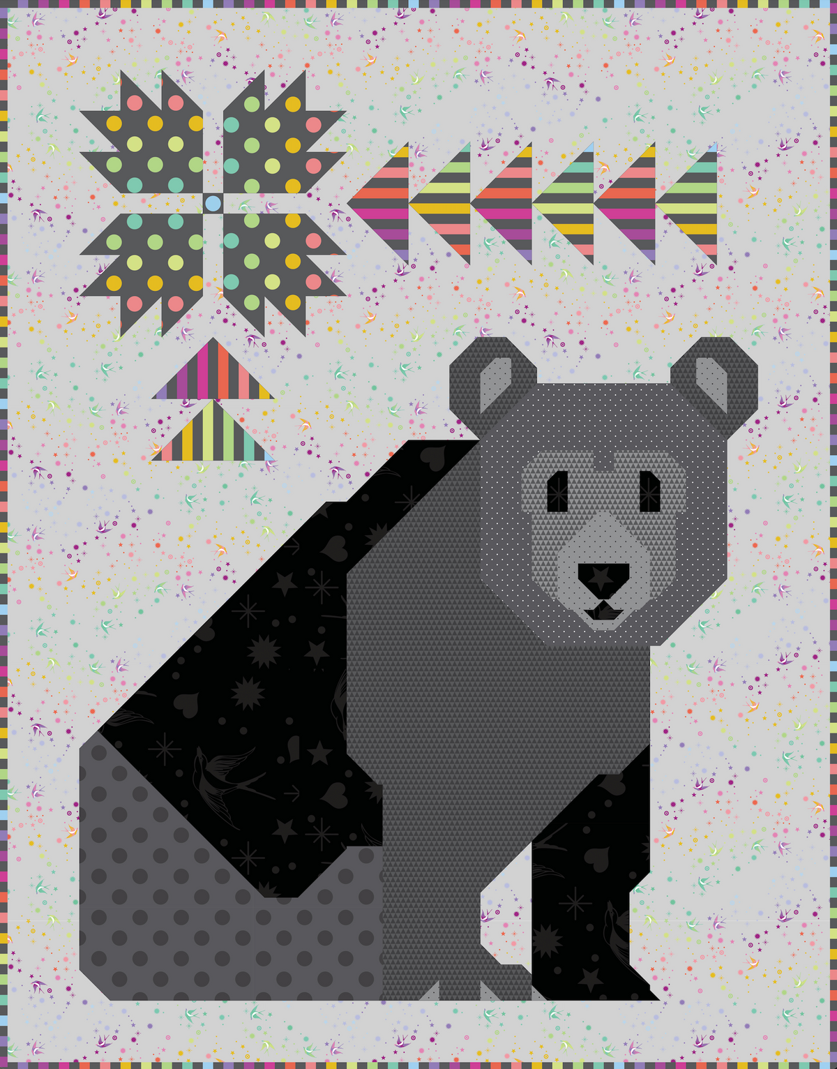 Bear-Wildered Quilt Pattern