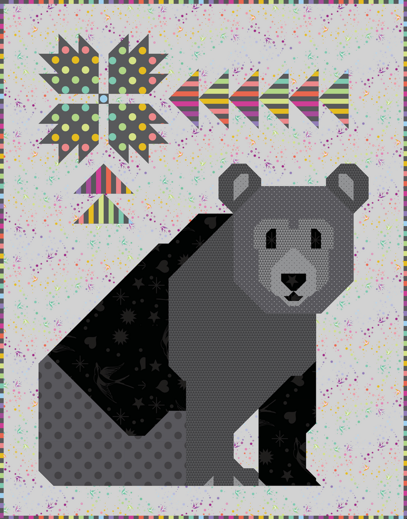 Bear-Wildered Quilt Pattern
