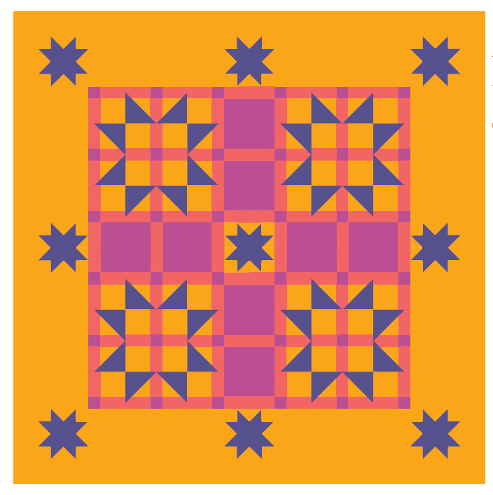 Tartan Star Quilt Pattern