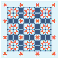 Tartan Star Quilt Pattern