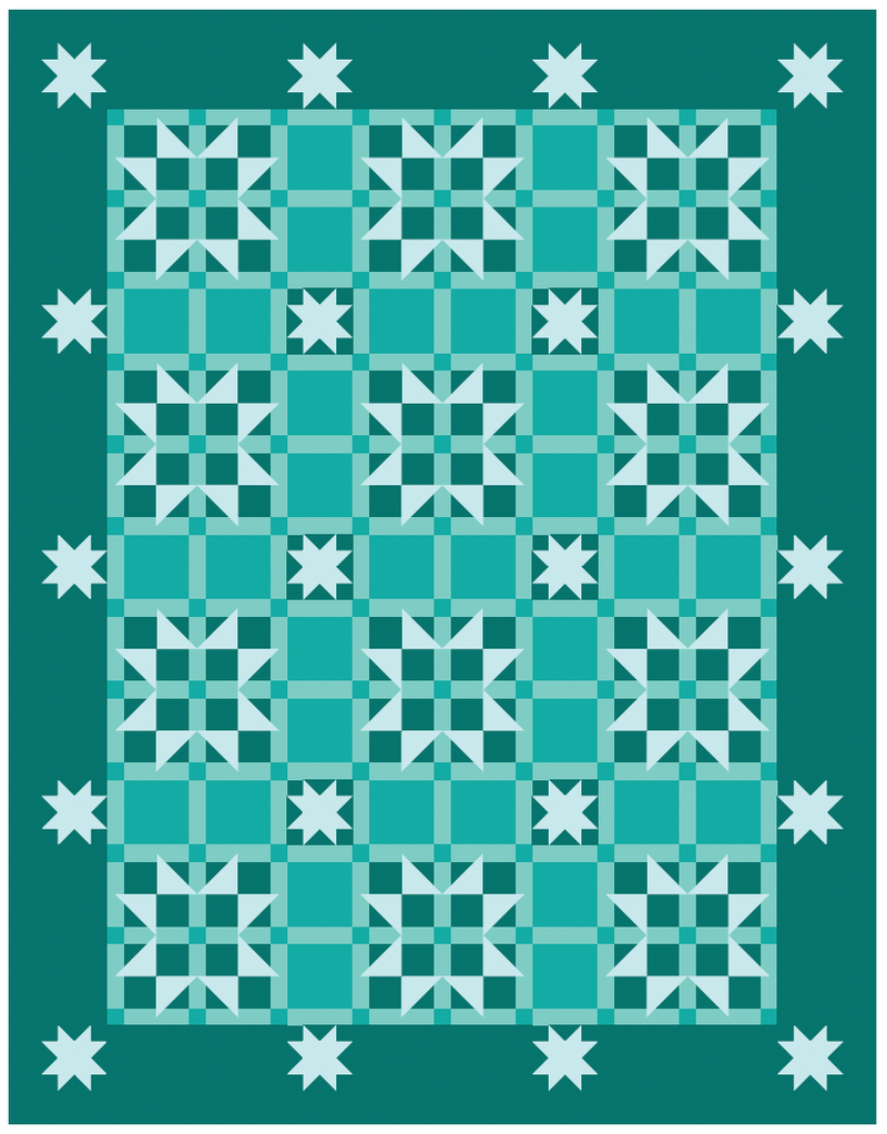 Tartan Star Quilt Pattern