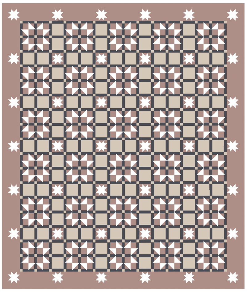 Tartan Star Quilt Pattern
