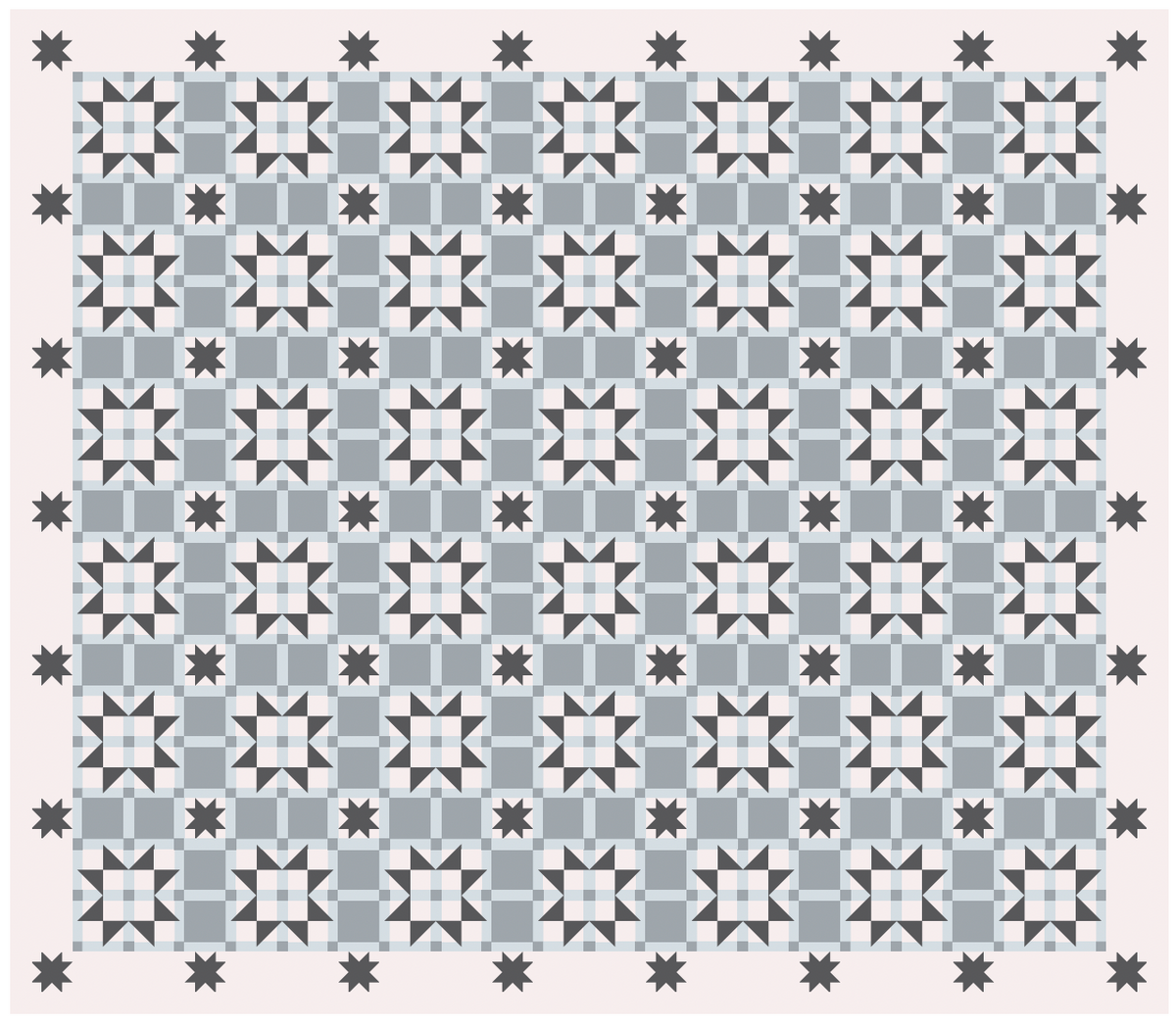 Tartan Star Quilt Pattern