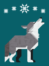 Night Howler - A Wolf Quilt Pattern