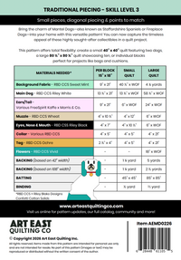 Mantel Dogs Quilt Pattern