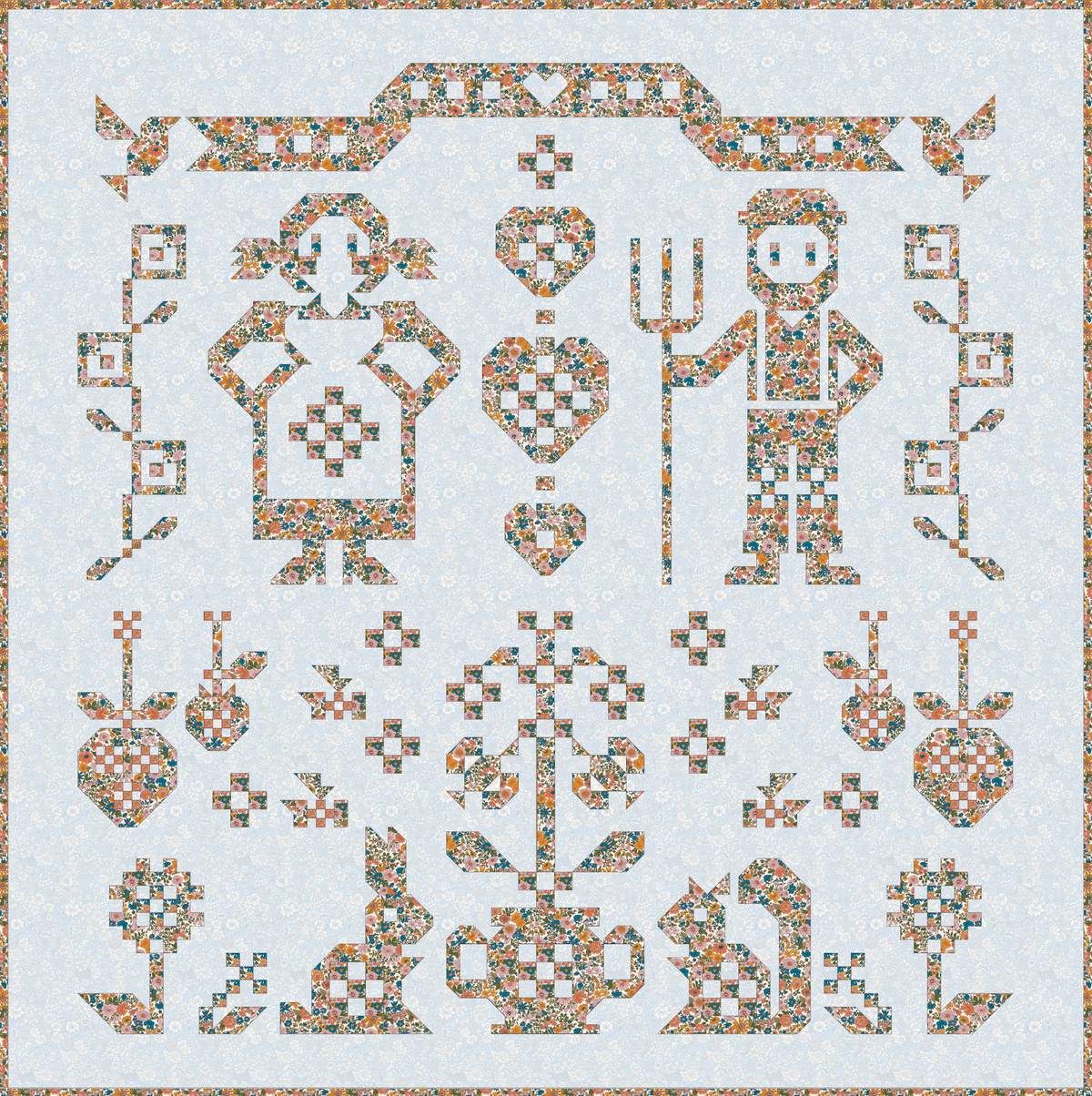 9-Patch Garden LIBERTY Version - shipping in May!