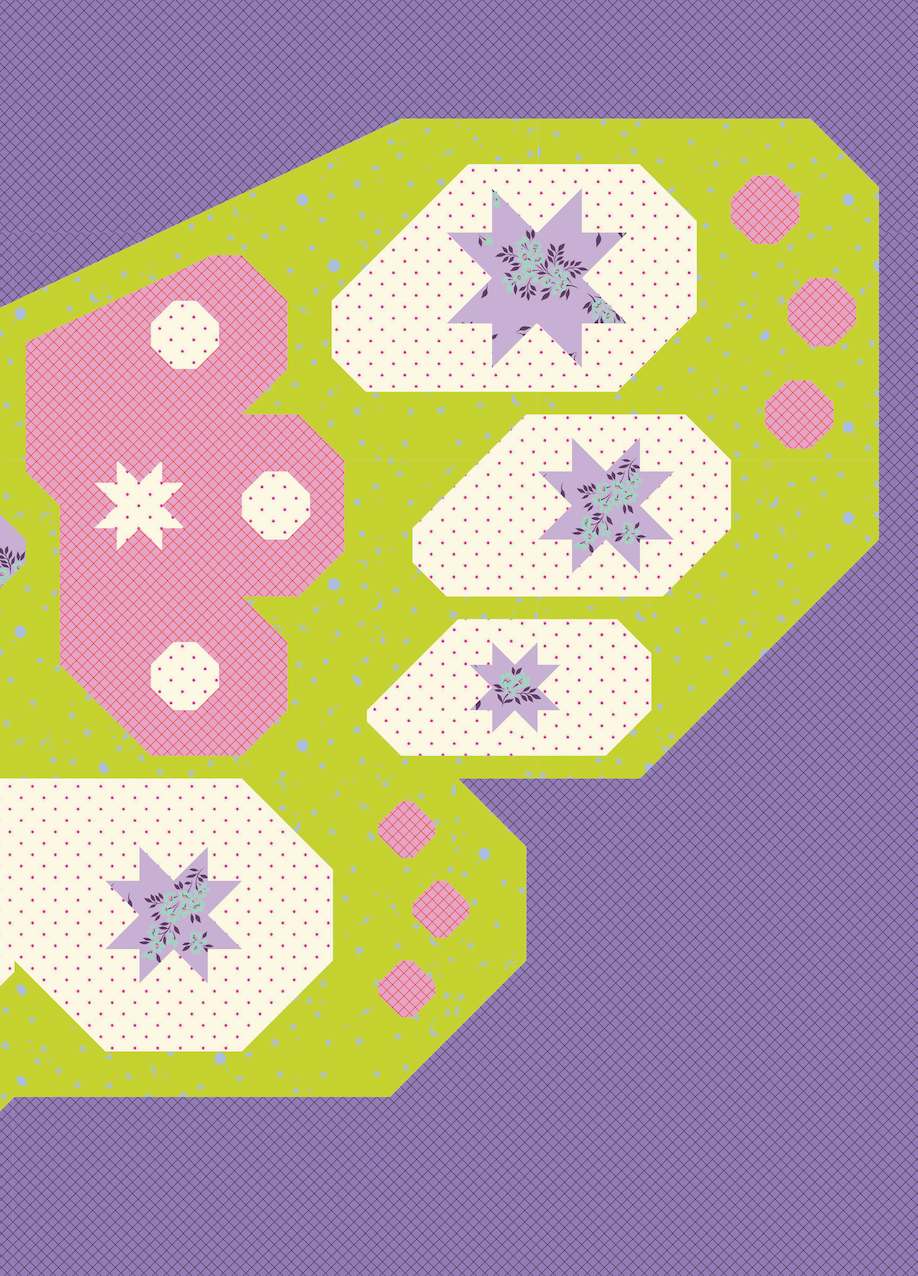 Night Flutter Quilt Kit (Tula Pink) - shipping in May!