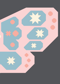 Night Flutter Quilt Kit Cotton Candy Version (Solids) - shipping in May!