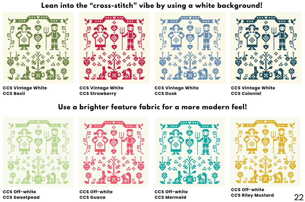 9-Patch Garden Quilt – A Collaborative Design with "Gnome Angel"