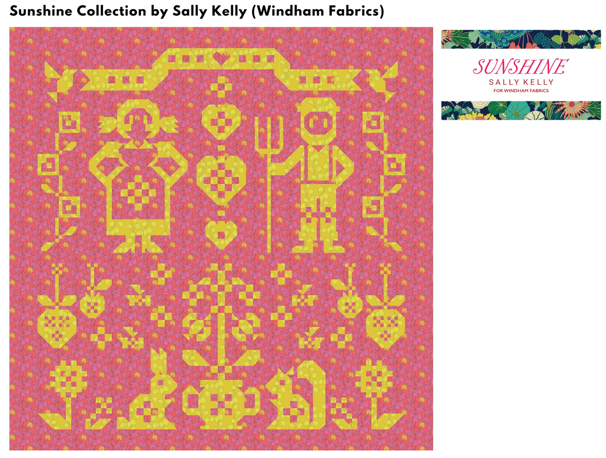 9-Patch Garden Quilt – A Collaborative Design with "Gnome Angel"