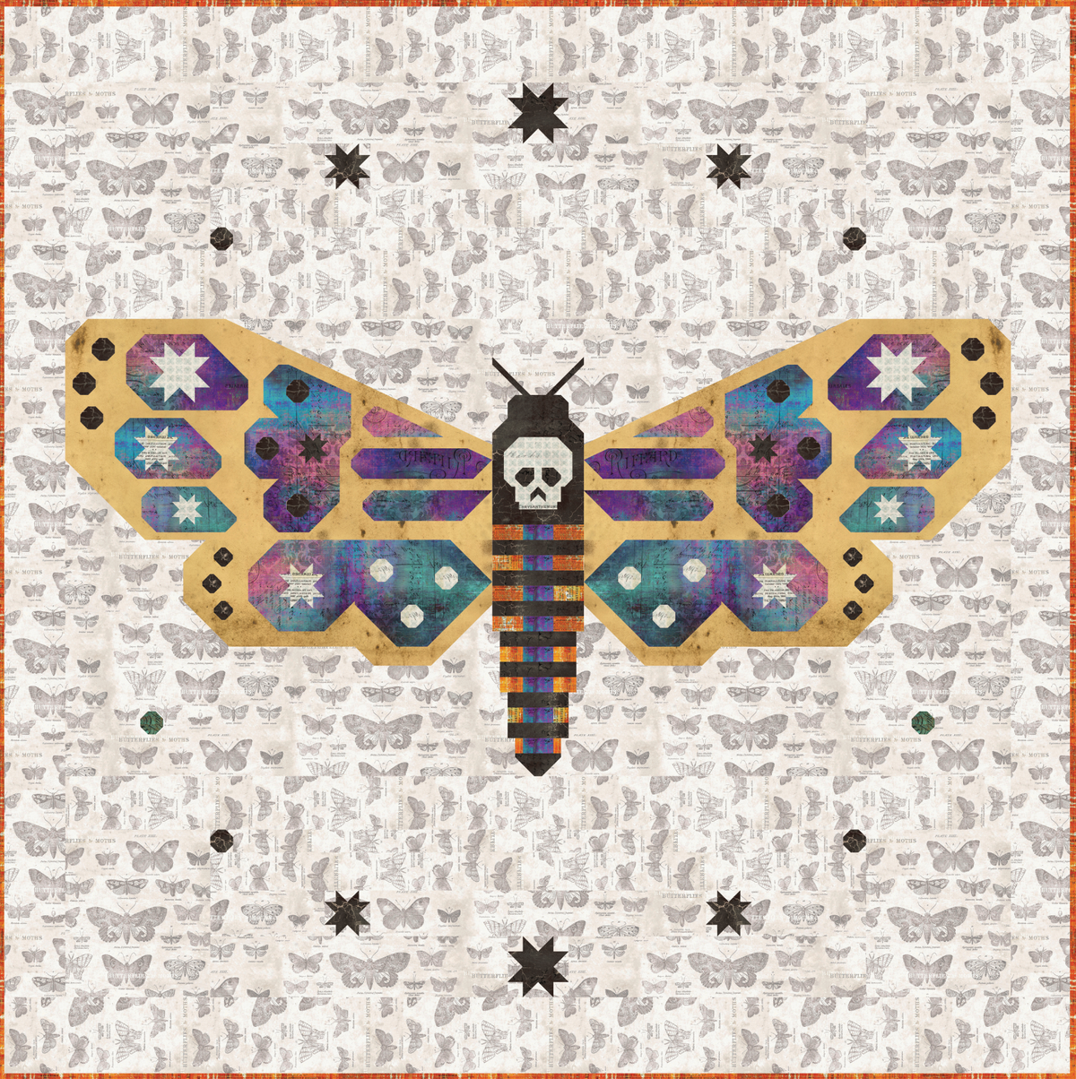 Night Flutter Quilt Kit (Tim Holtz) - shipping in June!