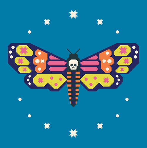 Night Flutter Quilt Kit Original Version (Solids) - shipping in May!