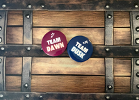 Team Dusk & Team Dawn Buttons