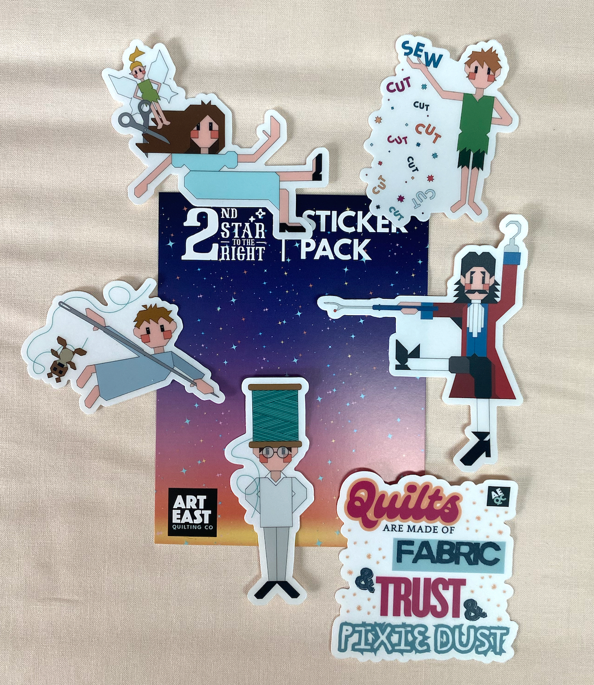 2nd Star to the Right Exclusive Sticker Pack