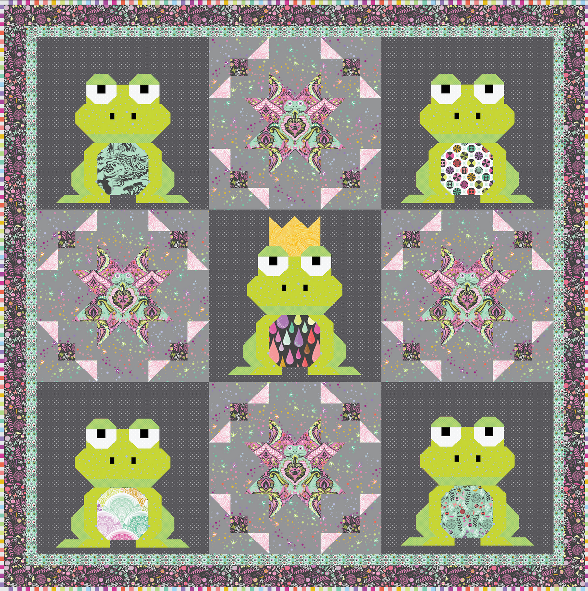 Kiss Me, I'm Charming! Quilt Pattern