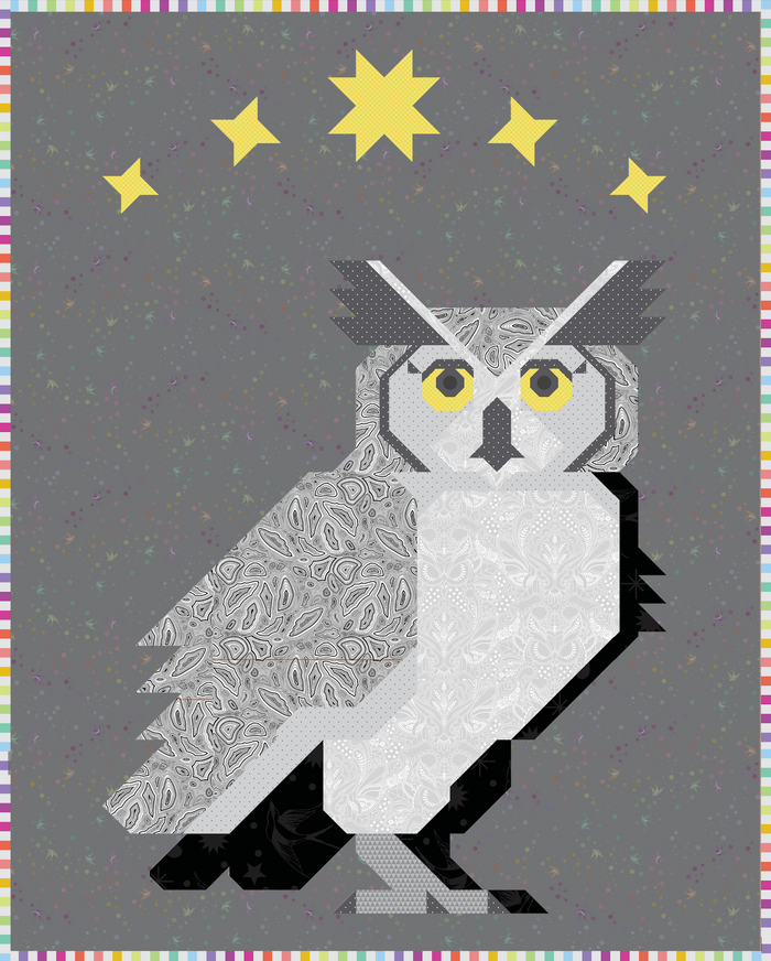 PREORDER - Night Owl Quilt Kit - Tula Pink Version