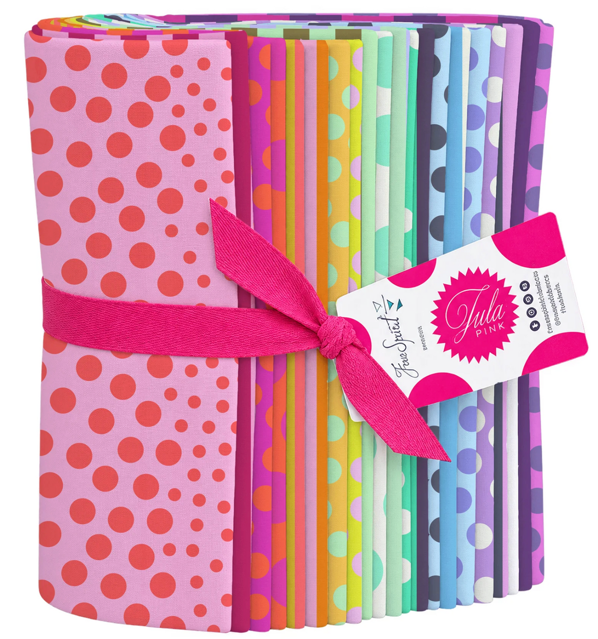 PREORDER - True Colors Sticks and Stones 10" Design Strip by Tula Pink, 24 pieces