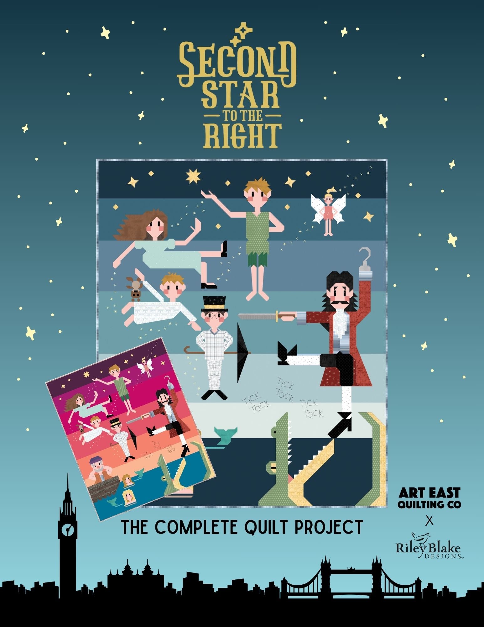 Second Star to the Right - The Kit in Dusk! – Art East Quilting Co.