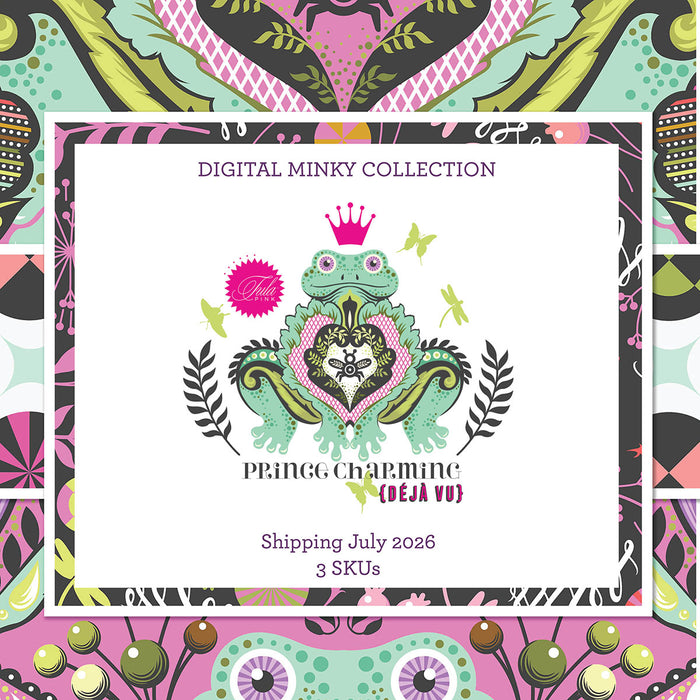 Frog Prince - Prince Charming Déjà Vu MINKY by Tula Pink (Preorder)