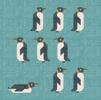Waddle Brigade - A Penguin Quilt Pattern
