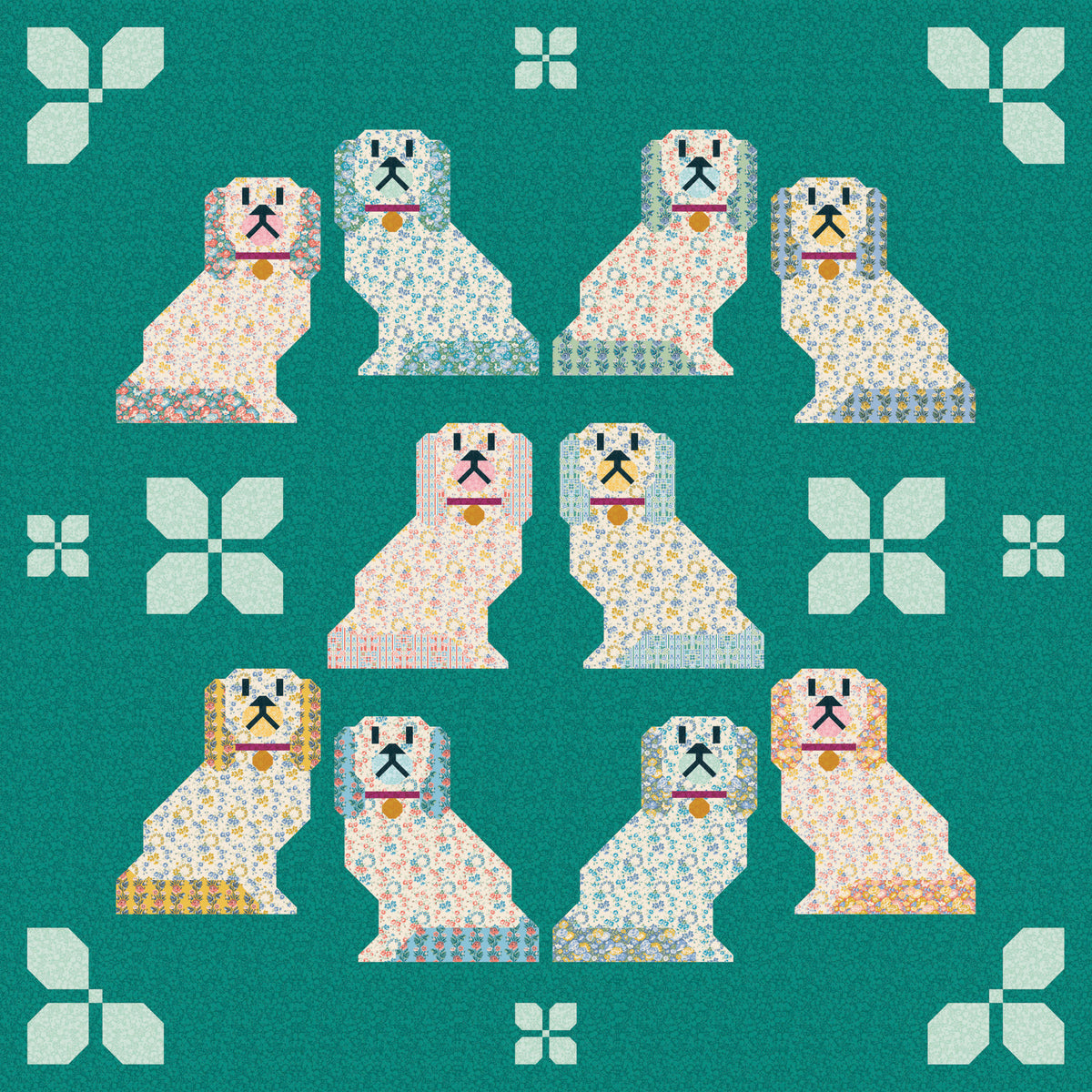 Palace Gardens Fat-Quarter Bundle - 20 piece