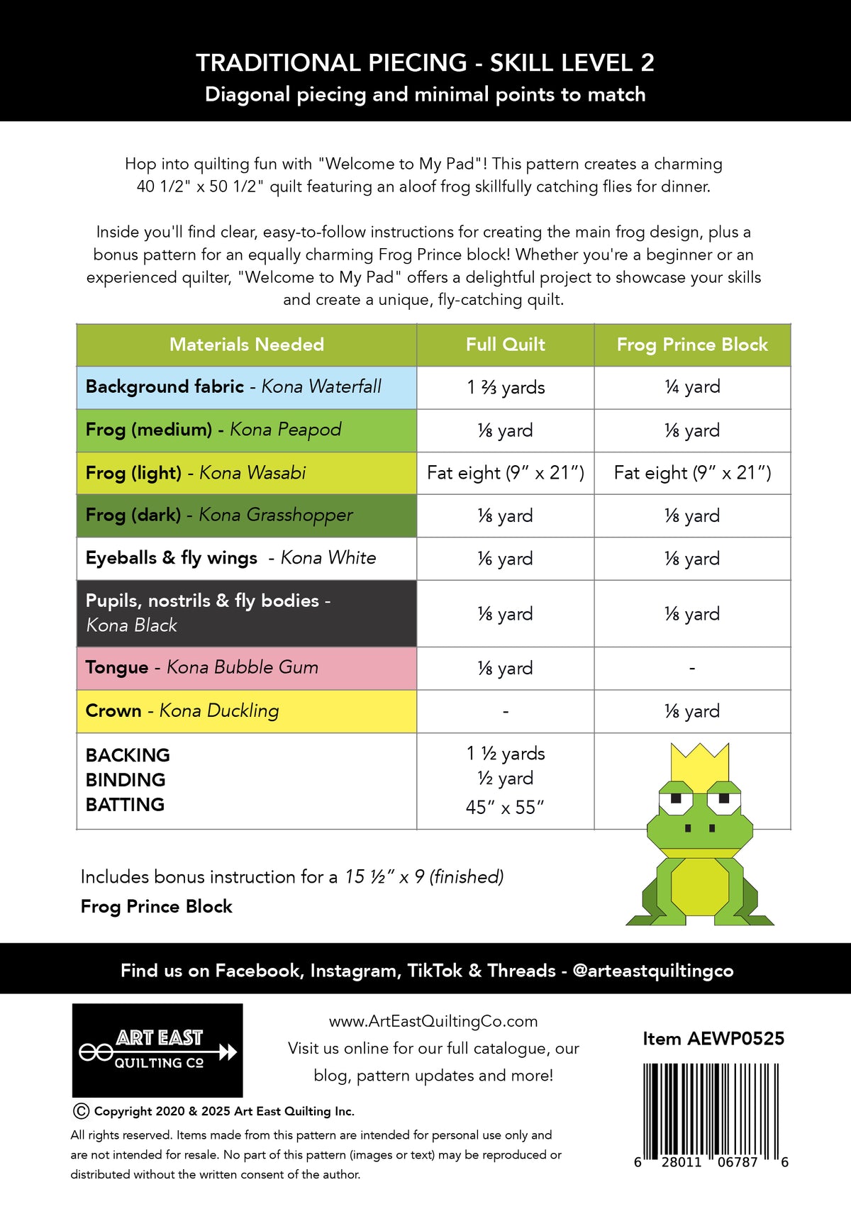 Welcome to My Pad Quilt Pattern