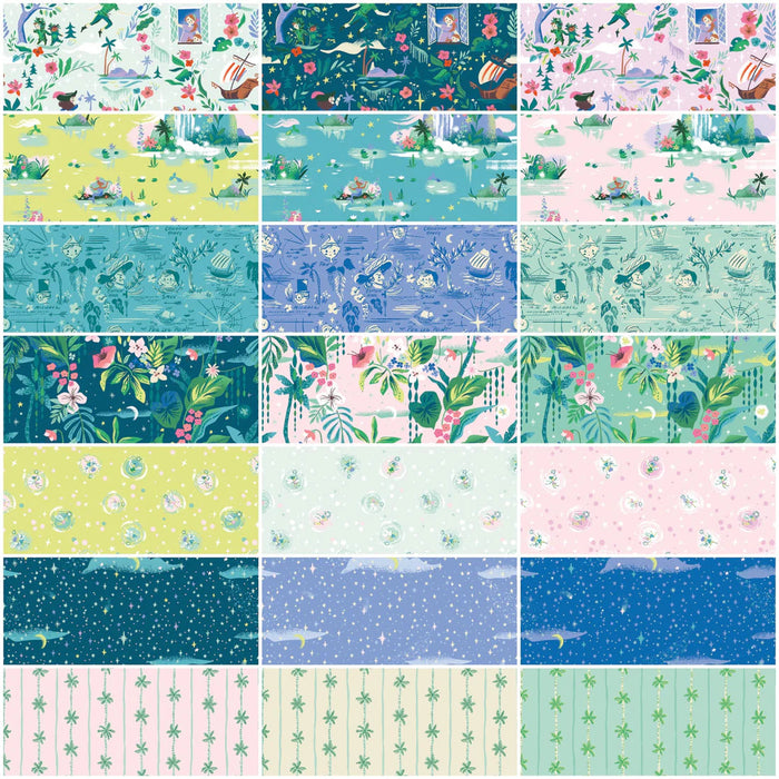 1 LEFT! "Forever Neverland" Fat Quarter Bundle by Jill Howarth for Riley Blake Designs